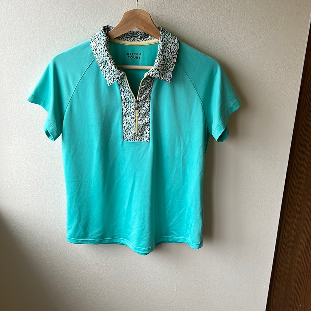 Bette and Court Women’s Polo With Zipper